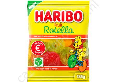 Haribo Fruit Rotella 135 gram