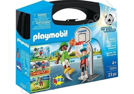 Playmobil Sports & Action 4 in 1 multisport koffer 20x25.. met snoepzak