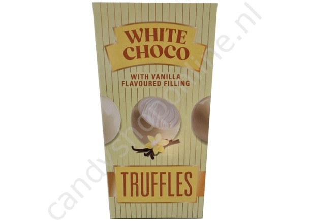 White Choco Truffles with Vanilla flavoured filling 110 gram