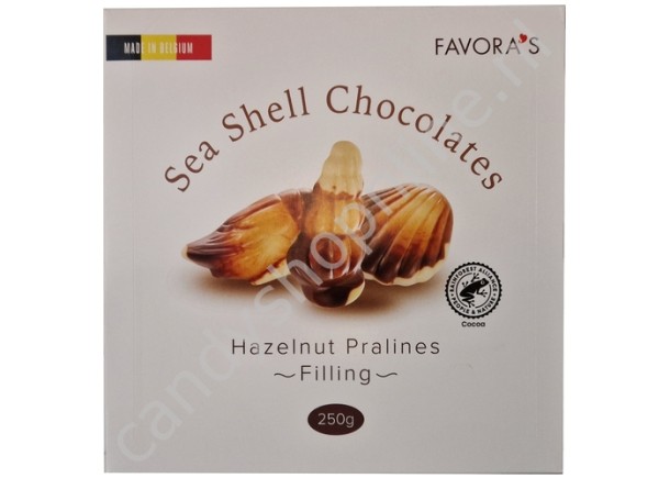 Favora's Belgian Sea Shell Chocolates 250 gram
