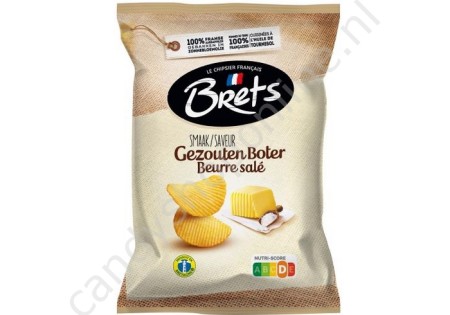 Brets Chips Gezouten Boter 125 gram