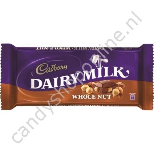 Cadbury Dairy Milk Whole Nut 120 gram