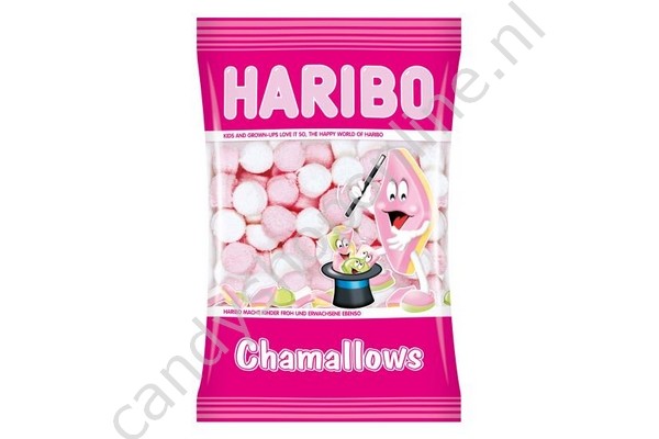 Haribo Chamallows Cocosbollen Zak 1 kilo ± 110st.