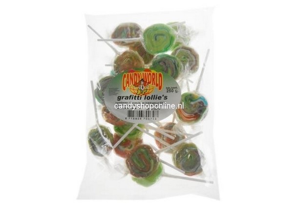 Crest Graffiti Lollies 225 gram ±17 stuks