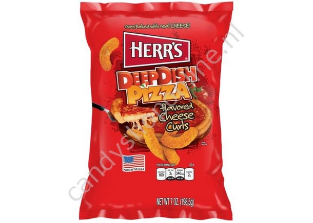 Herr's Deep Dish Pizza Cheese Curls 199gr.