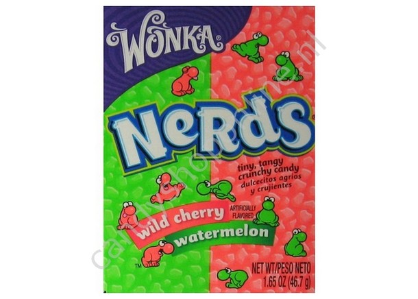 Wonka Nerds wild cherry watermelon 46gr.