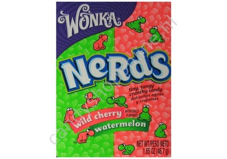 Wonka Nerds wild cherry watermelon 46gr.
