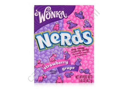 Wonka Nerds strawberry grape 46gr.