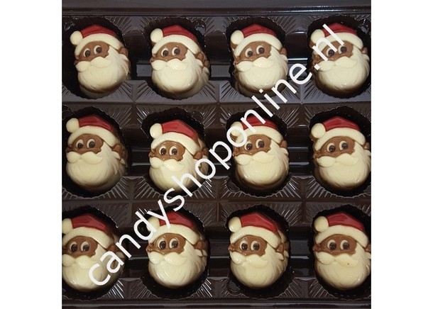 Kerstmankop 1 melk Bakje 7 stuks