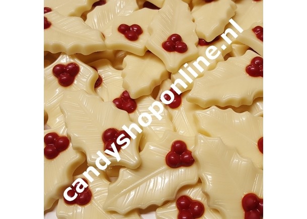 Hulstblaadjes wit Bakje 17 stuks