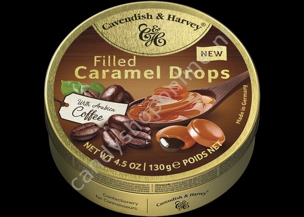 Cavendish & Harvey Filled Caramel Drops with Arabica Coffee 130gr.