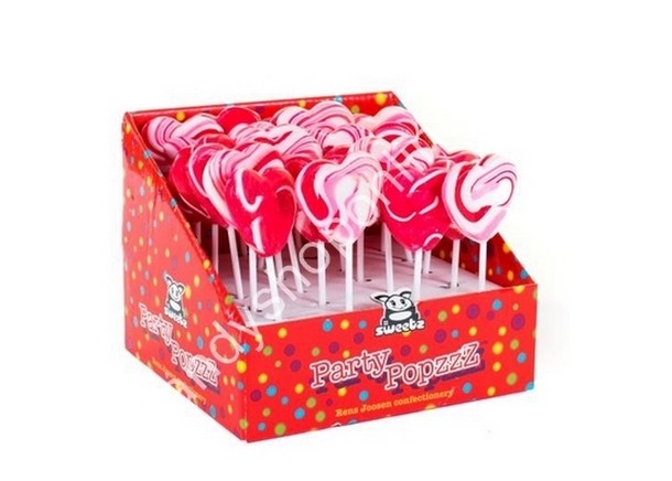 HollandF Heart Lolly Pops L50xB50mm.