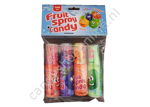 Fruit Spray Candy Fruit Flavoured 4 pcs