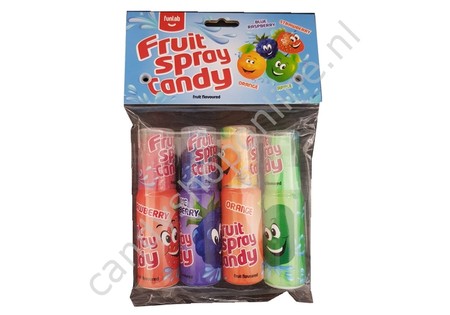 Fruit Spray Candy Fruit Flavoured 4 pcs