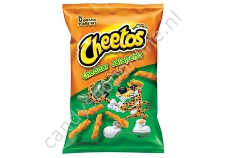 FritoLay Cheetos Cheddar Jalapeño Crunchy 226gr.