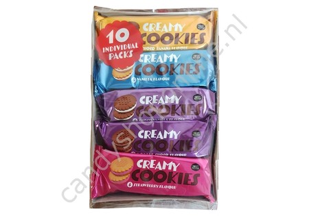 Creamy Sandwich Cookies 350 gram à 10 x 6 stuks