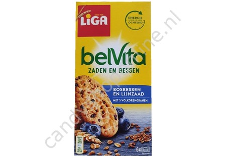 Liga Belvita Bosbessen en Lijnzaad 270gr.