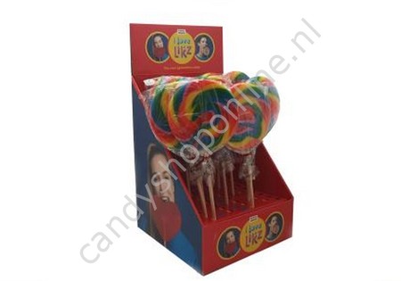 HollandF Spiraal Lolly Maxi  Regenboog Ø100mm. 