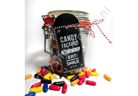 Candy Factory Weckpot Kleurendrop 215 gram