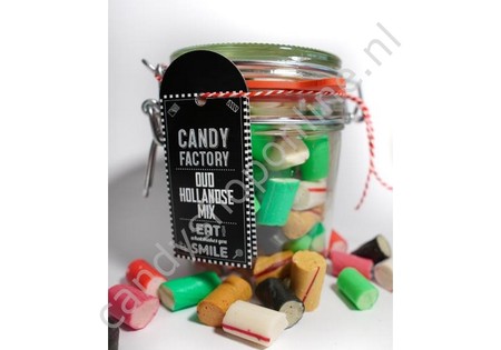 Candy Factory Weckpot Lekkertjes 250 gram