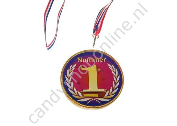 Chocolade Medaille Nummer 1