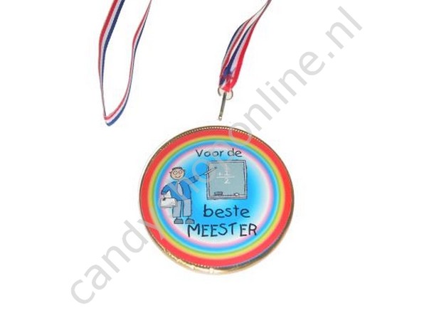 Chocolade Medaille Voor De Beste Meester