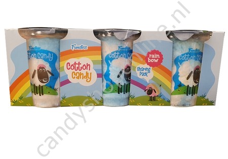 Fundiez Cotton Candy Rainbow/Strawberry 3 Pack