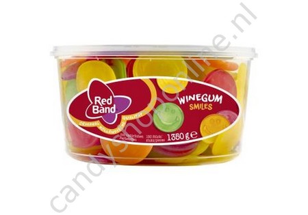 RedBand Silo Winegum Smiles 150st.