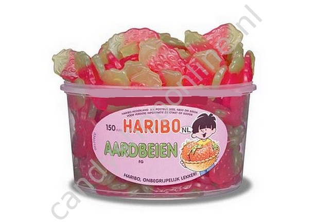 Haribo Silo Aardbeien Fruitgom 150st.