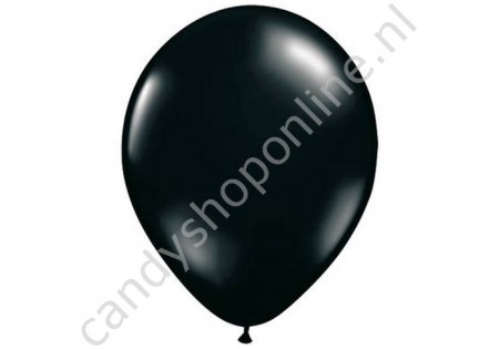 Zwarte Ballonnen 10 stuks