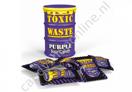 Toxic Waste Purple Sour Candy Drum 42gr.