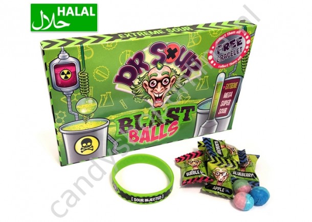 Dr. Sour Blast Balls Theatre Box 90gr.