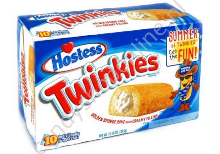 Hostess Twinkies Original Golden Sponge Cake with Creamy filling 10pcs, 385gr.