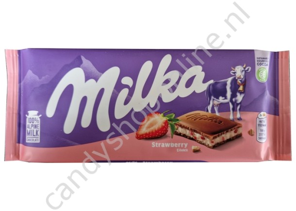 Milka Aardbei Yoghurt 100 gram