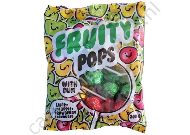 Fundiez Fruity Pops with Gum 200gr. ±10pcs.
