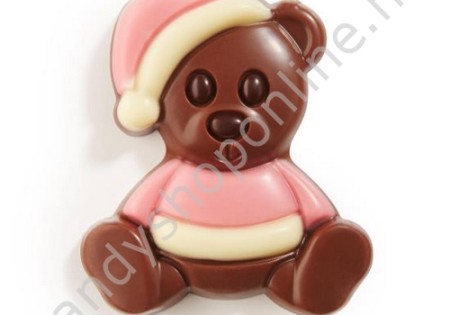 Dragee Chocolade Knuffelbeertje Roze/Wit 