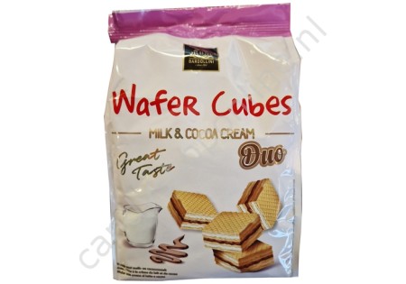 Bardollini Wafer Cubes Duo Milk & Cocoa Cream 200gr.