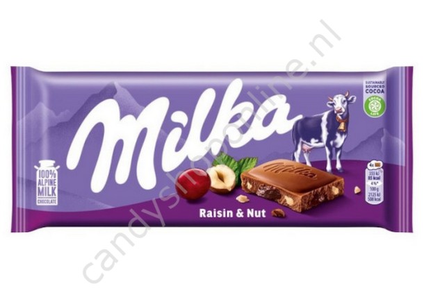 Milka Rozijn Noot 100 gram